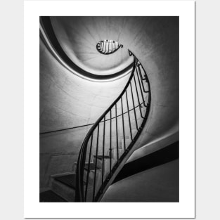 abstract stairwell Posters and Art